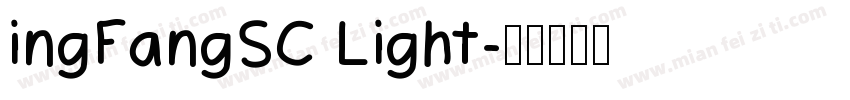 ingFangSC Light字体转换